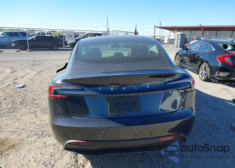 2024 Tesla Model 3 Rear-Wheel Drive из США, поврежденный, VIN 5YJ3E1EA1RF784449